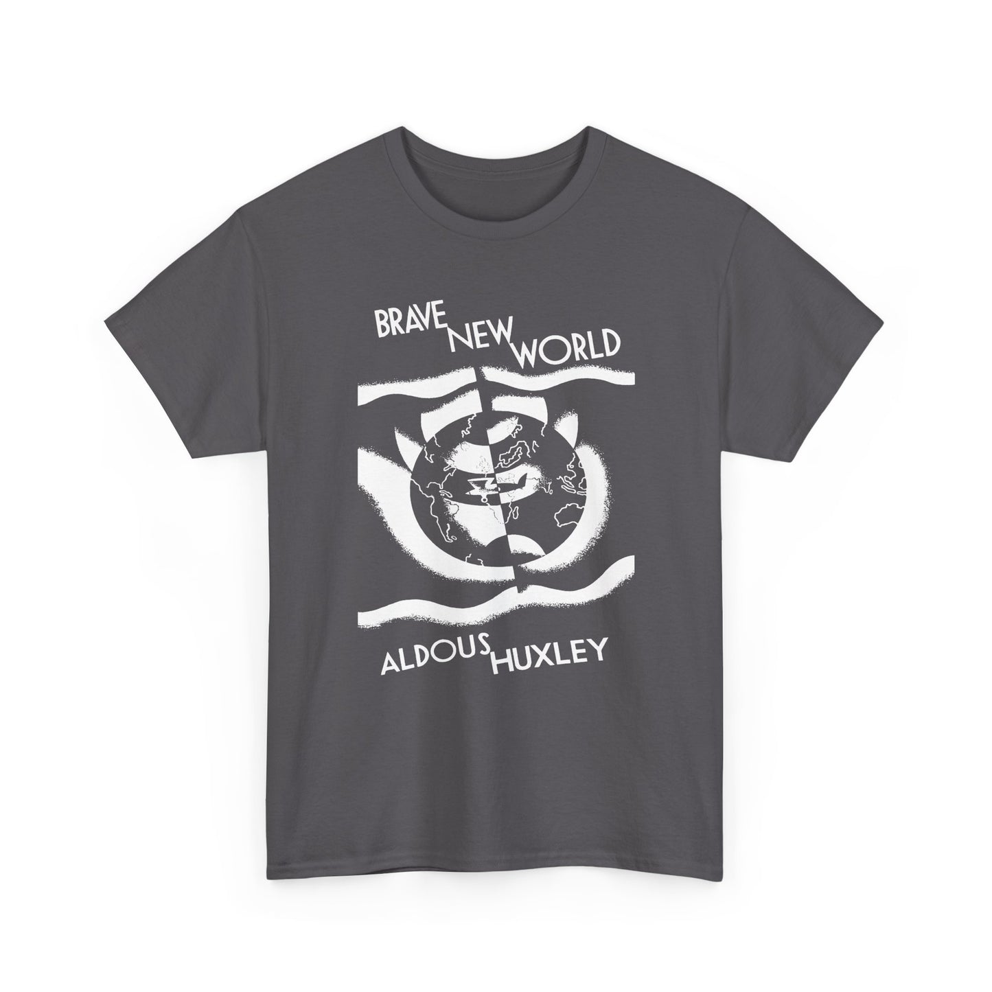 brave new world aldous huxley book cover jacket tshirt