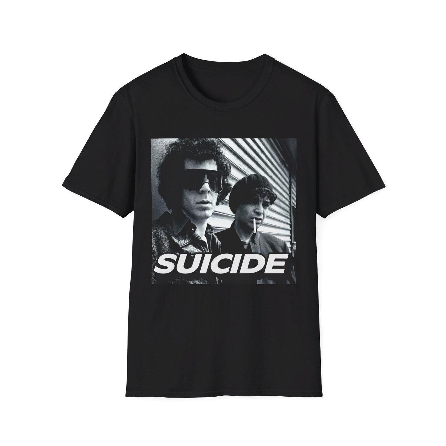 martin rev and alan vega suicide band 3 tshirt