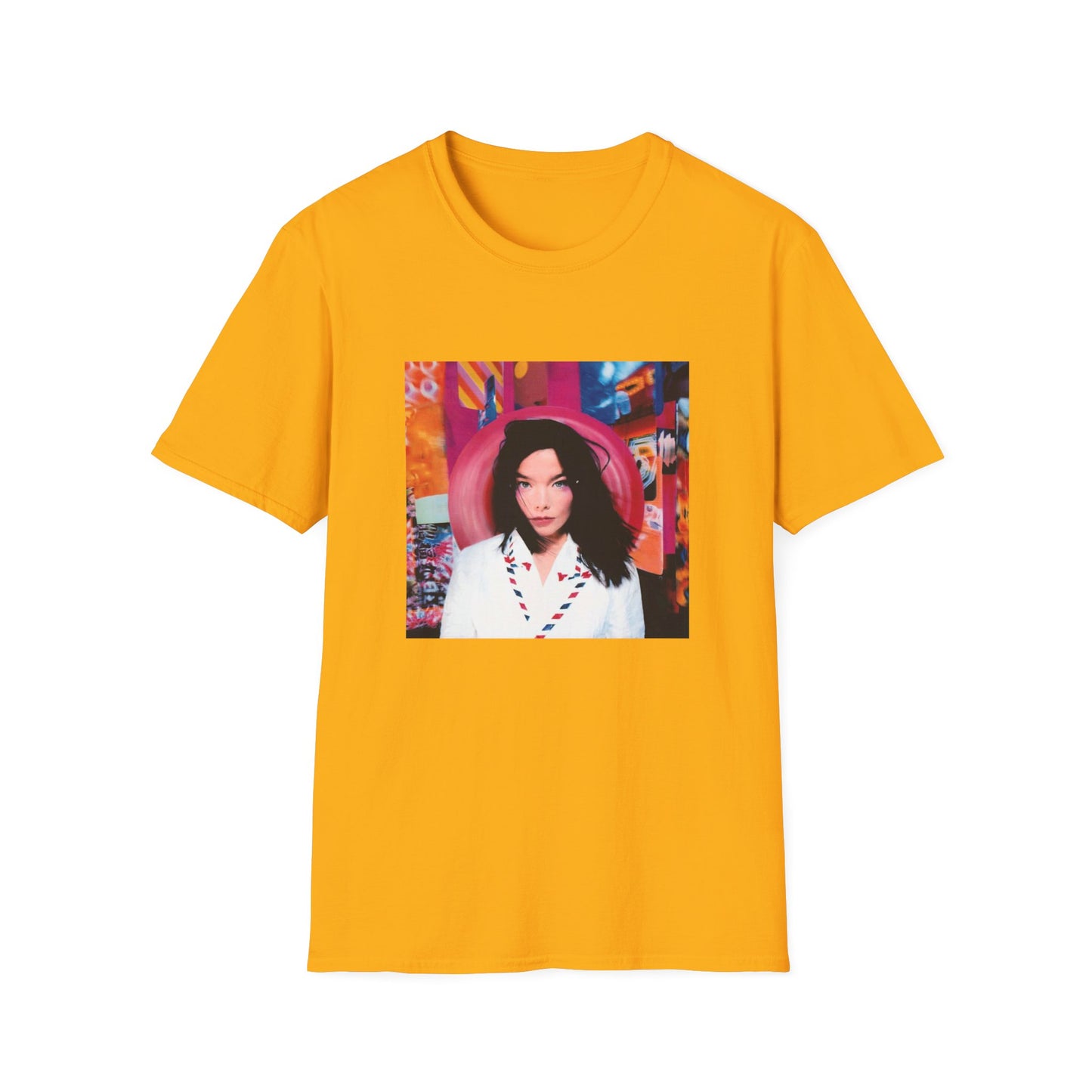 bjork 1995 post album tshirt