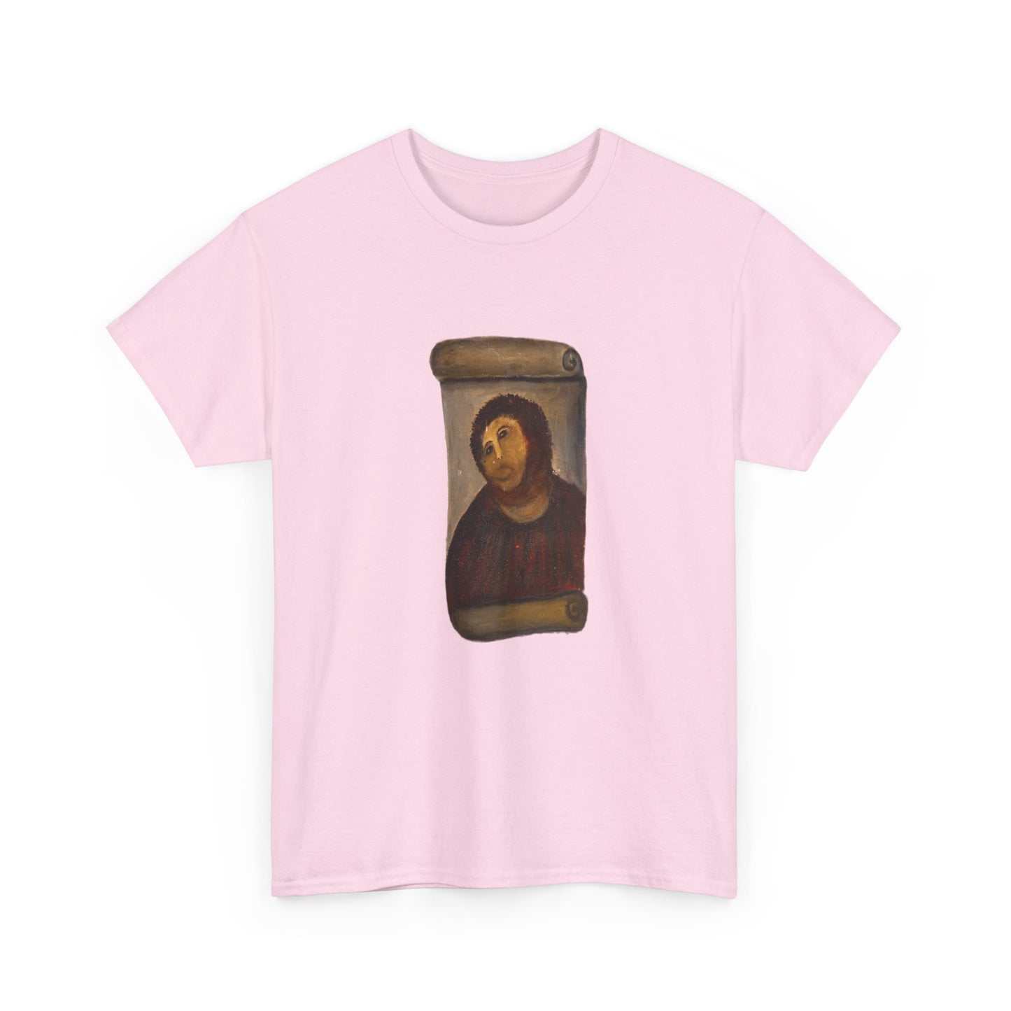 ecce homo botched restoration tshirt behold the monkey tshirt