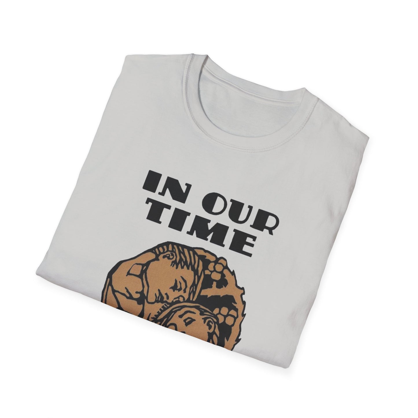 1925 ernest hemingway book cover by cleo damianakes for in our time the tshirt