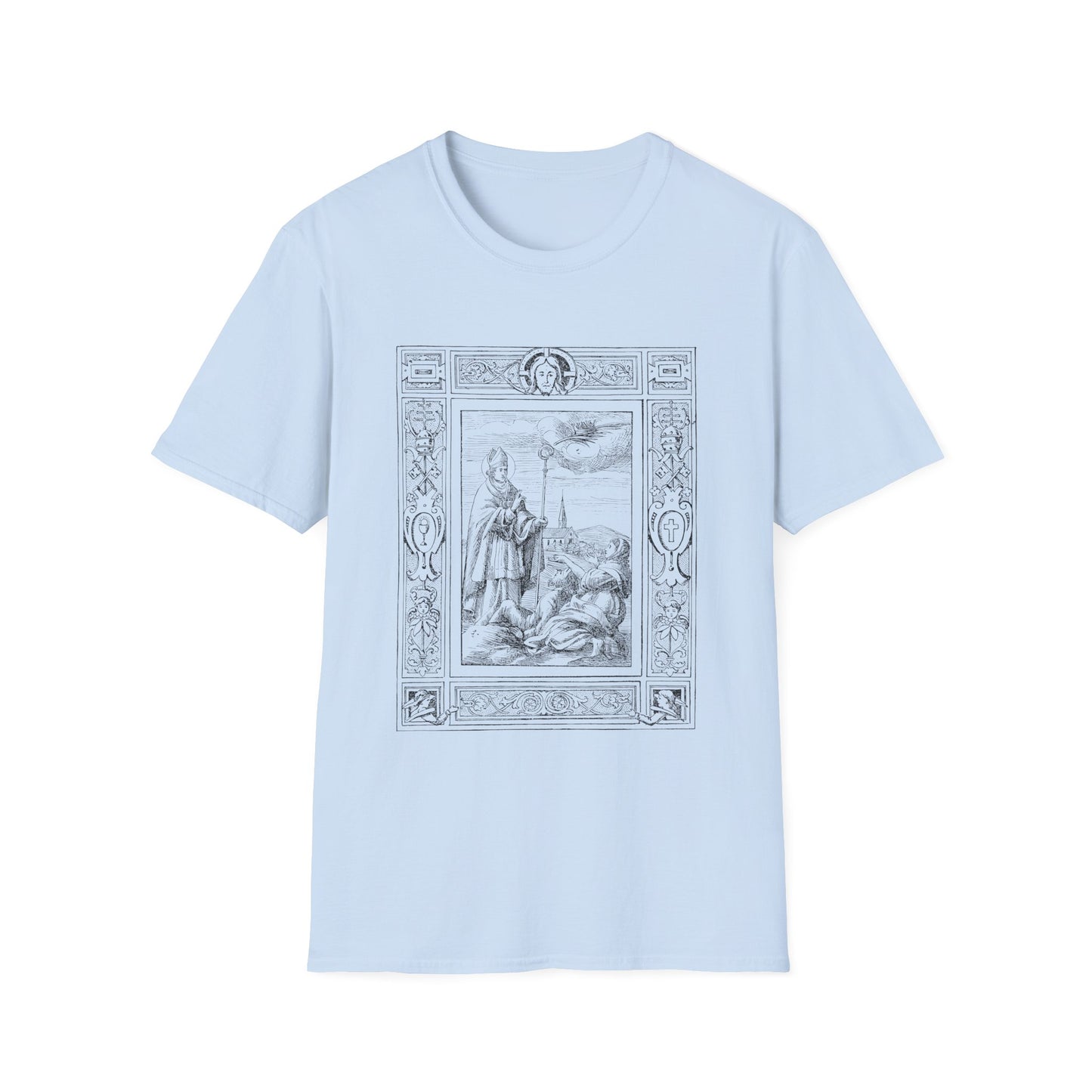 saint valentine healing epilepsy illustrated by dr. frantisek ehrmann circa 1899 tshirt