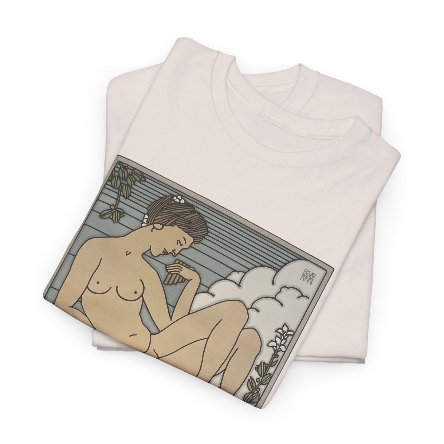 1970s chez panisse garlic festival david lance goines poster reproduction tshirt