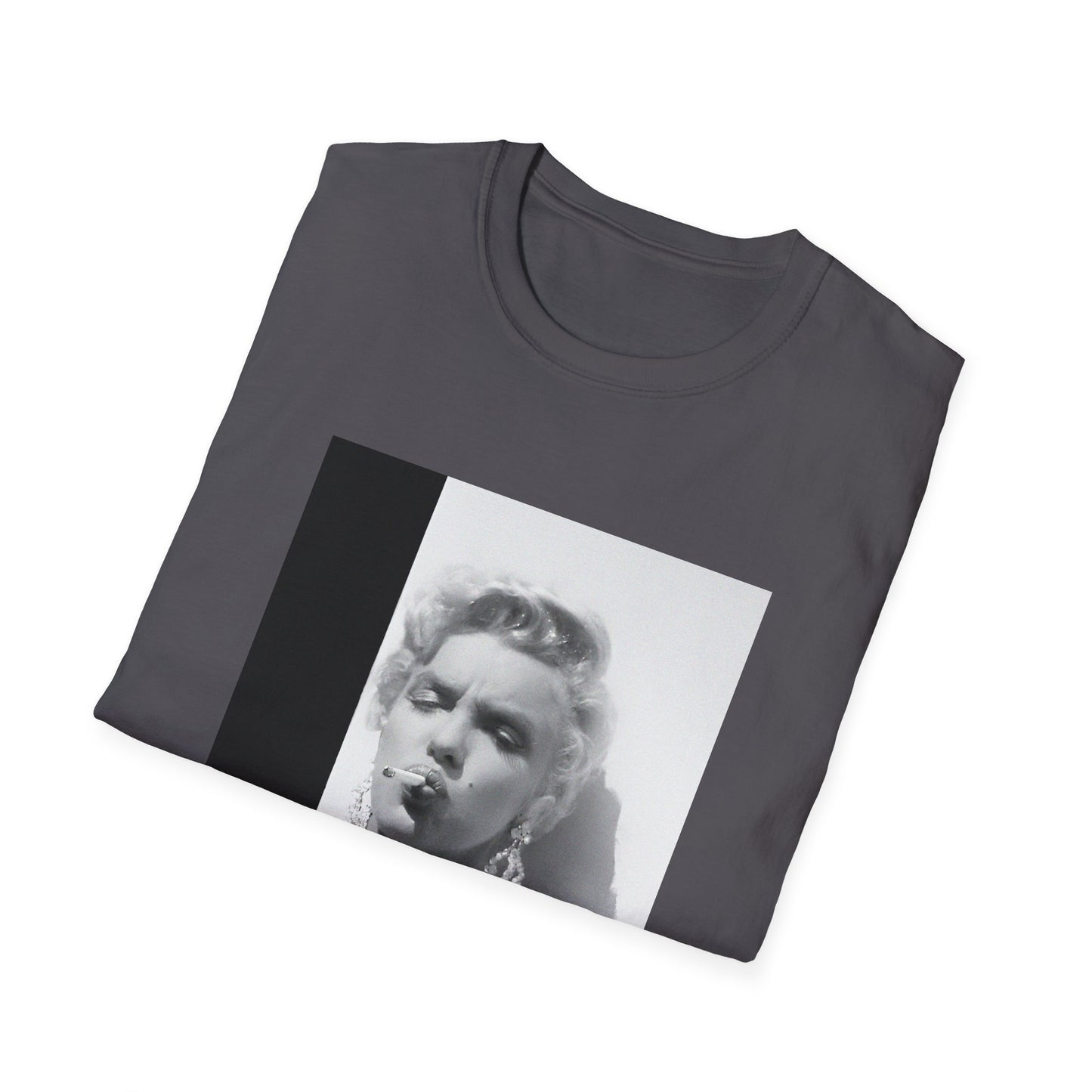 marilyn monroe smoking a cigarette tshirt