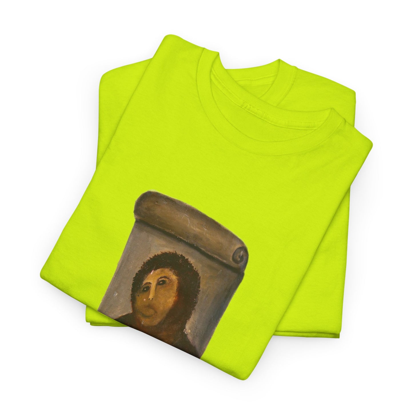 ecce homo botched restoration tshirt behold the monkey tshirt