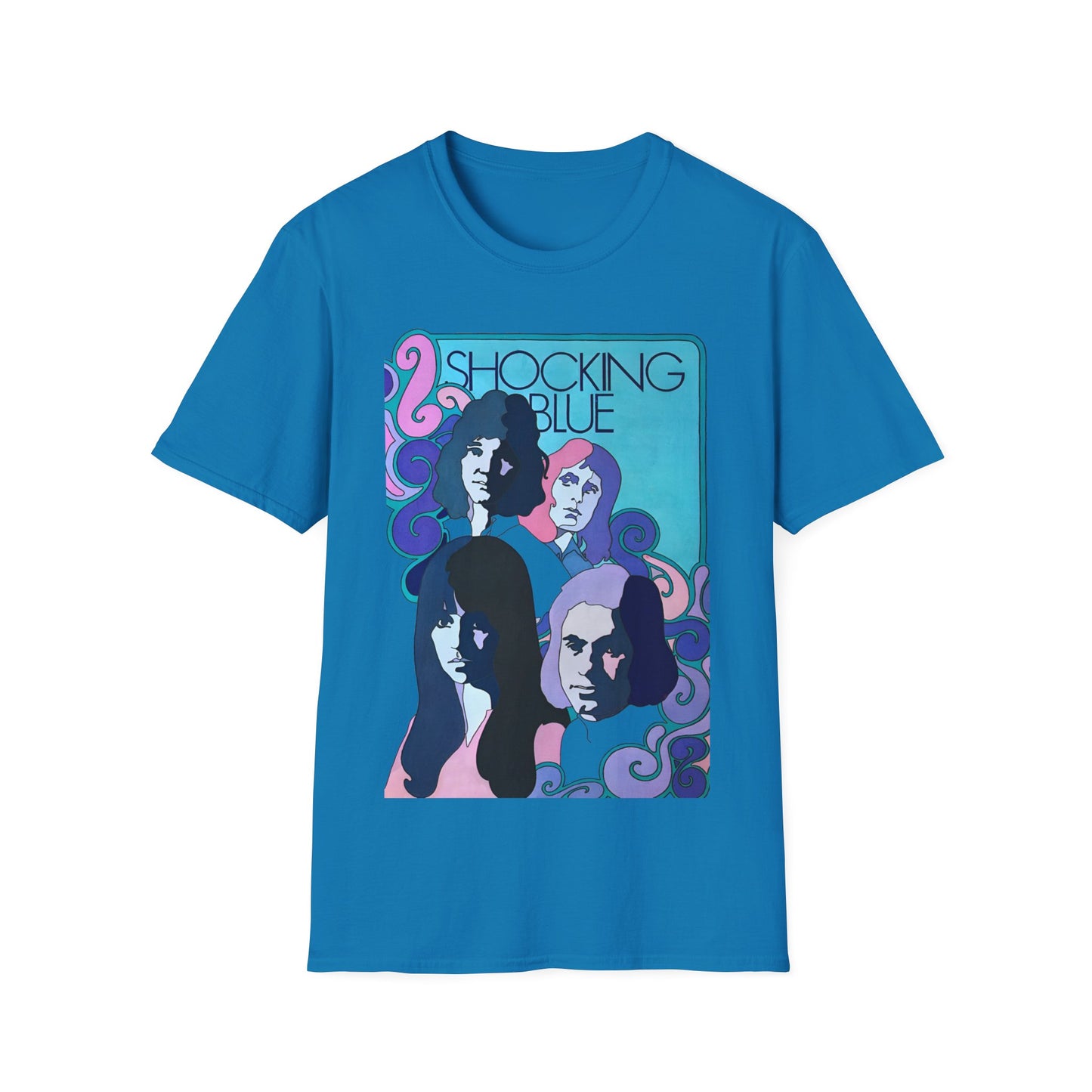 1960s dutch band shocking blue poster tshirt