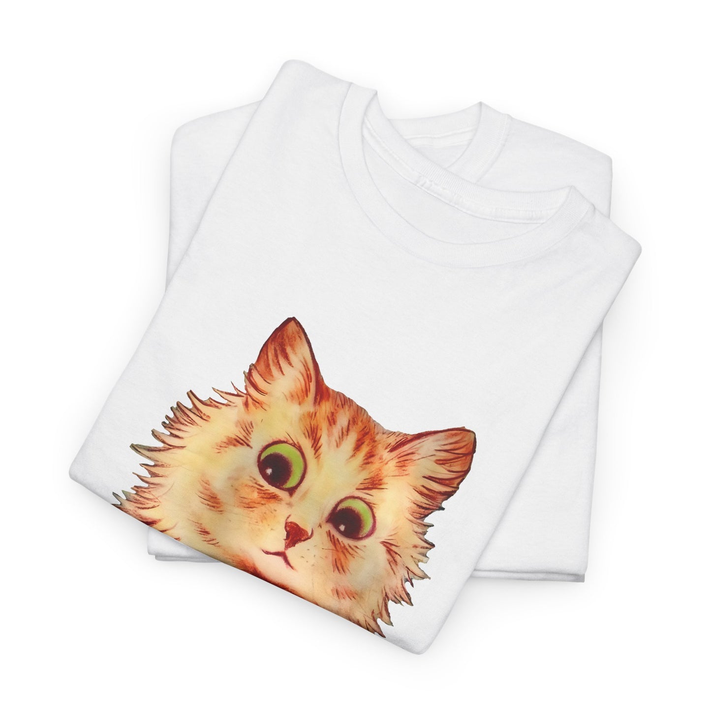 louis wain anthropomorphised cat painting another orange cat