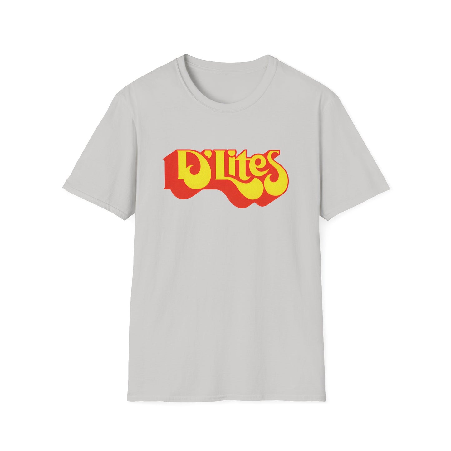 vintage defunct d lites healthy fast food logo tshirt