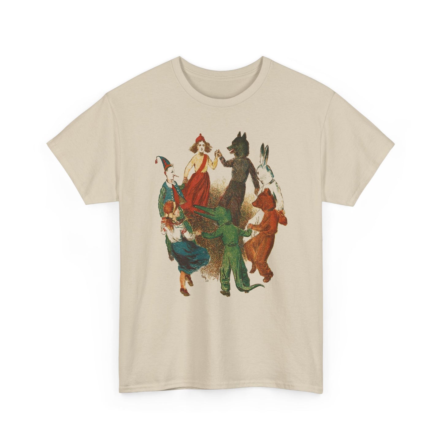 1930s children in costumes russian illustration reproduction tshirt