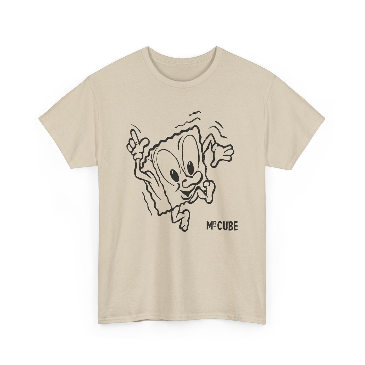 1950s tate & lyle granulated sugar mascot mr cube tshirt