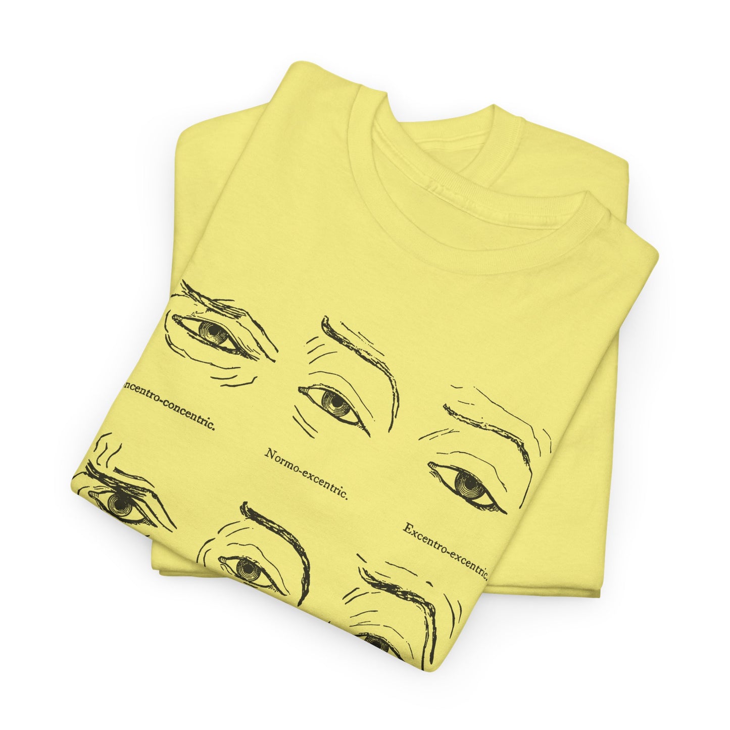1886 human eye expressions chart tshirt