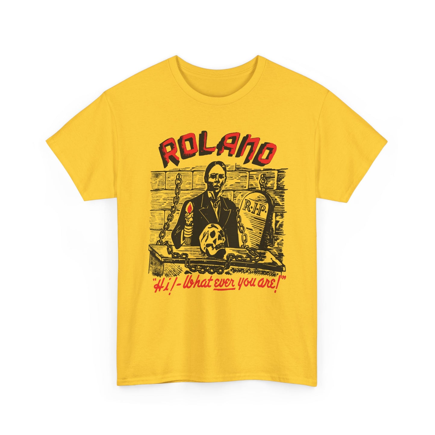 vintage 1960s roland zacherley tv horror show host reproduction tshirt