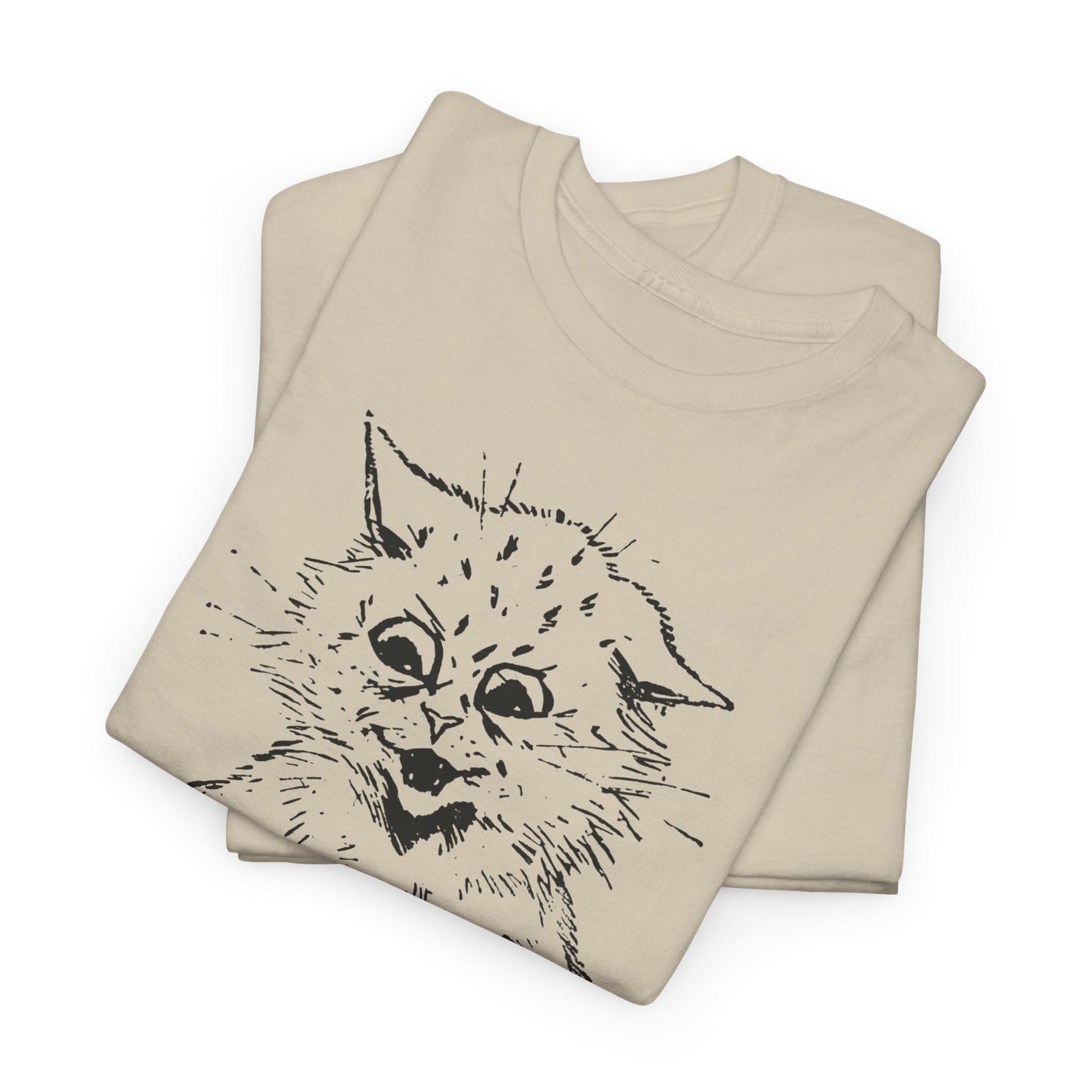 louis wain cat sketch how do you like my mew-sic? tshirt
