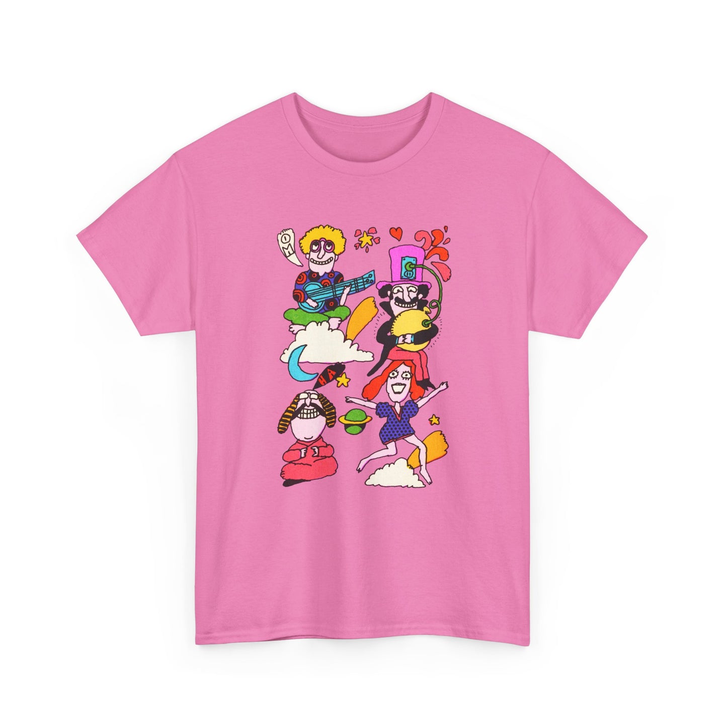 1971 psychedelic mother goose illustration reproduction tshirt