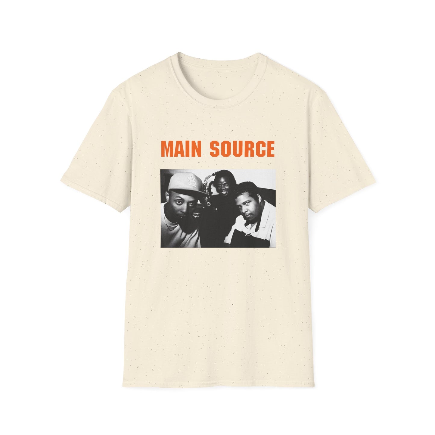 main source 90s hip hop legends photo on the couch tshirt