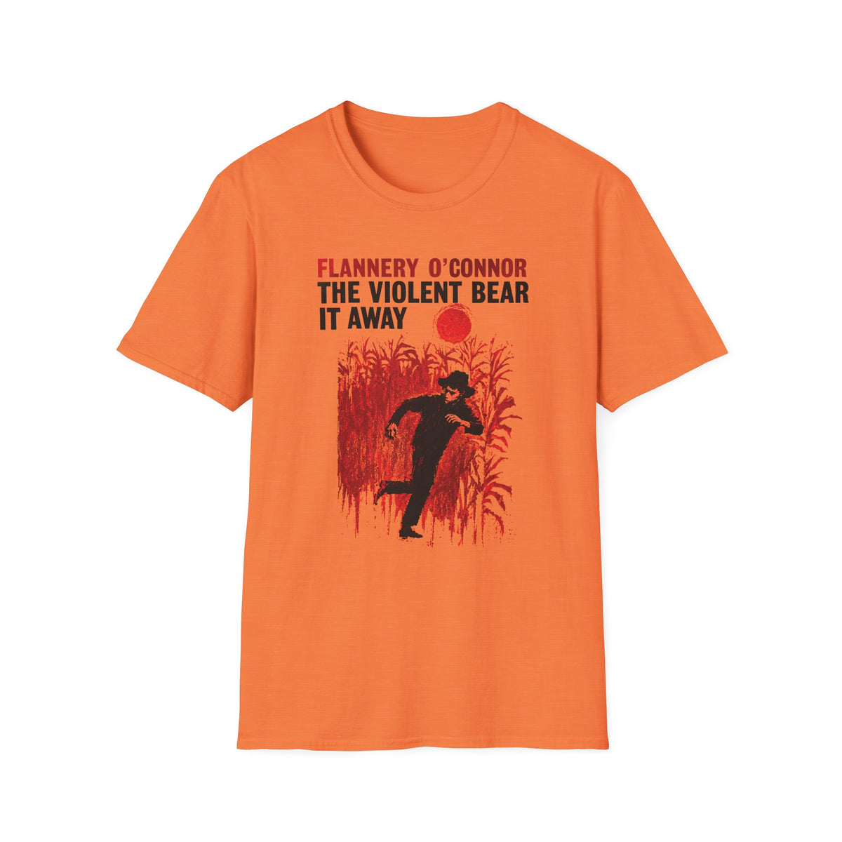 1960 the violent bear it away flannery o'connor alternate book cover tshirt