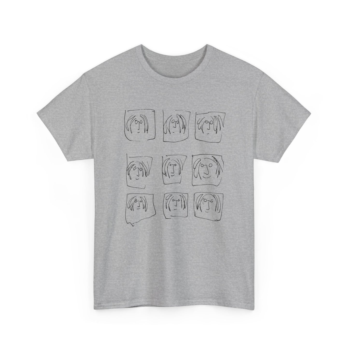 9 john lennons self portrait line drawings by john lennon whatmart edit tshirt