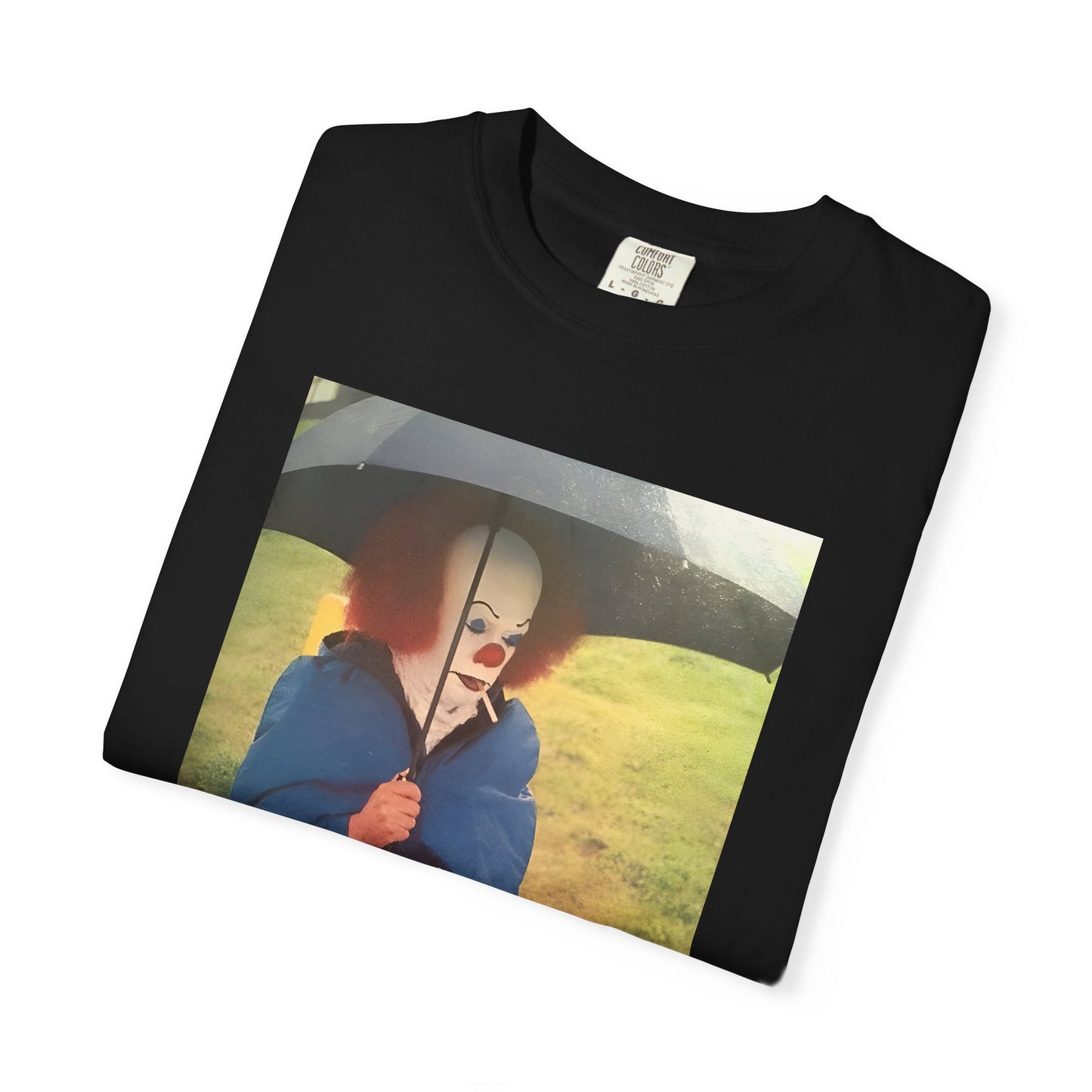 tim curry on it set smoking cigarette tshirt on comfort colors