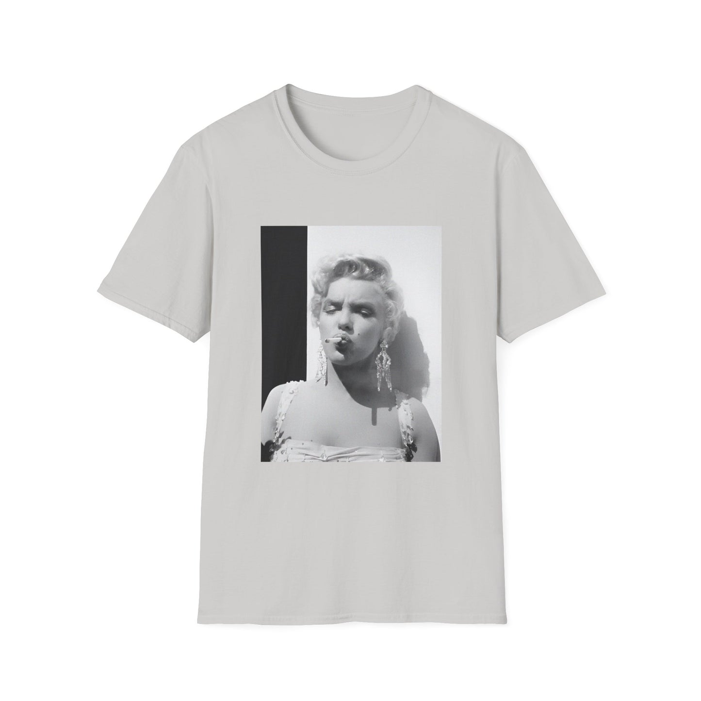 marilyn monroe smoking a cigarette tshirt