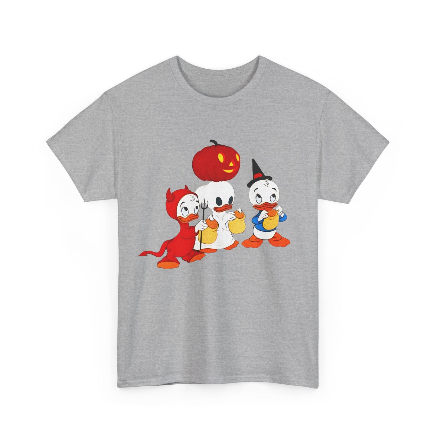 1982 huey dewey and louie halloween cartoon alternate reproduction tshirt