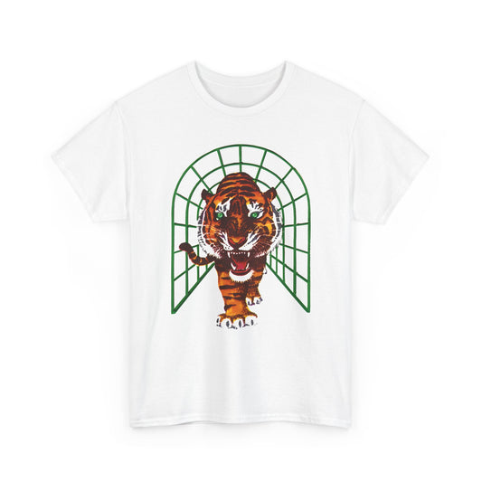 vintage hungarian calendar card tiger reproduction tshirt