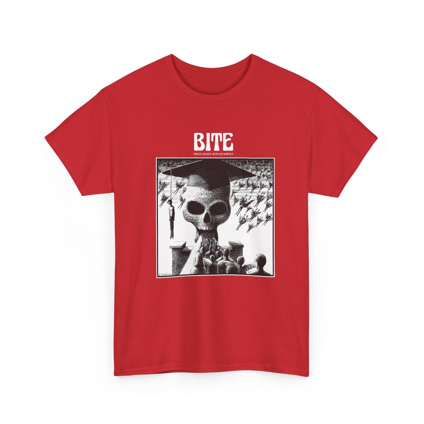 1981 bruce haack with ed harvey experimental electronic album bite tshirt