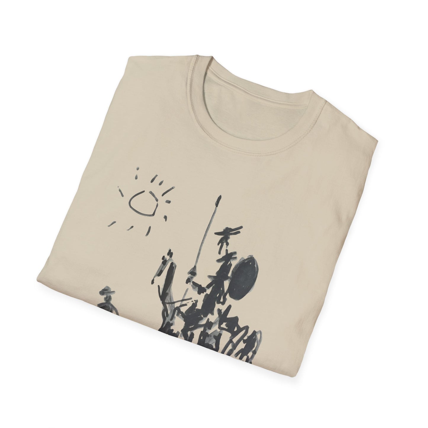 1955 don quixote illustration by pablo ruiz picasso tshirt