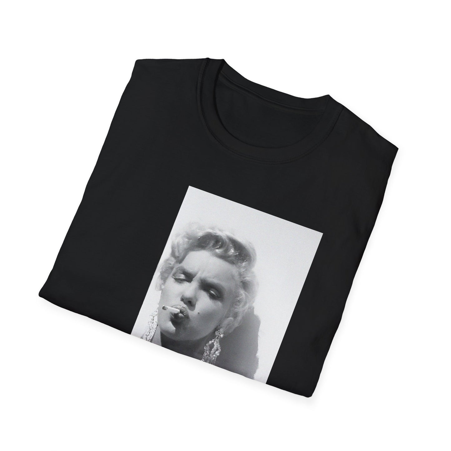 marilyn monroe smoking a cigarette tshirt