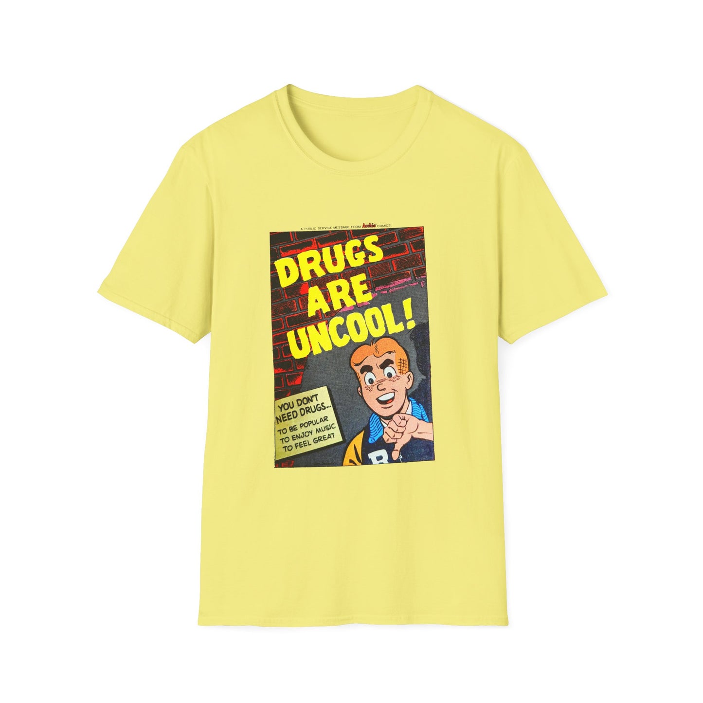archie comics drugs are uncool tshirt