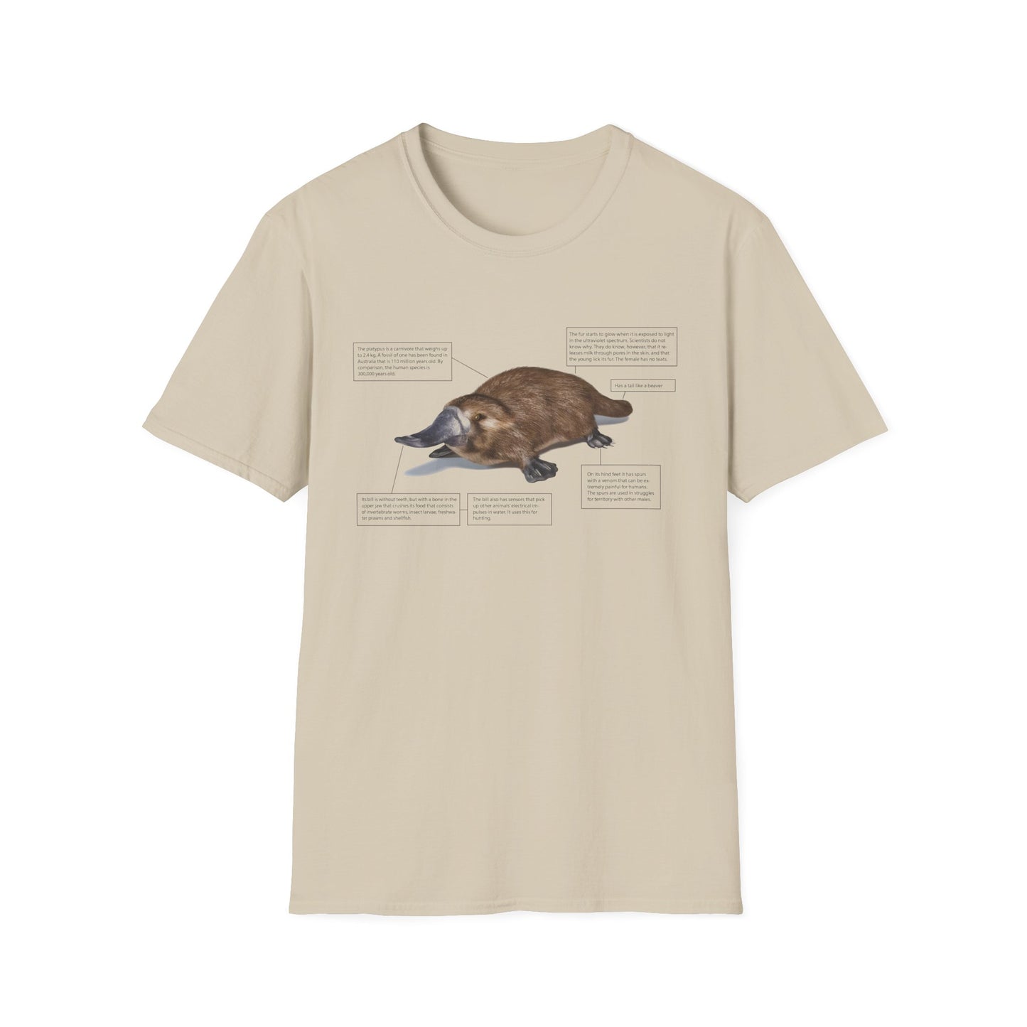 pleasant platypus facts tshirt