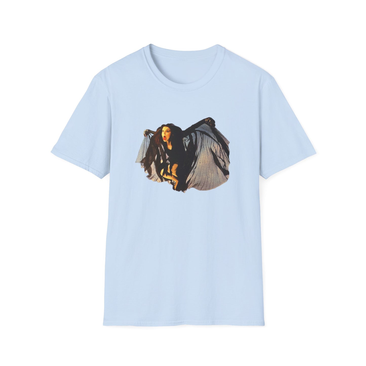 kate bush as a bat on never for ever tshirt