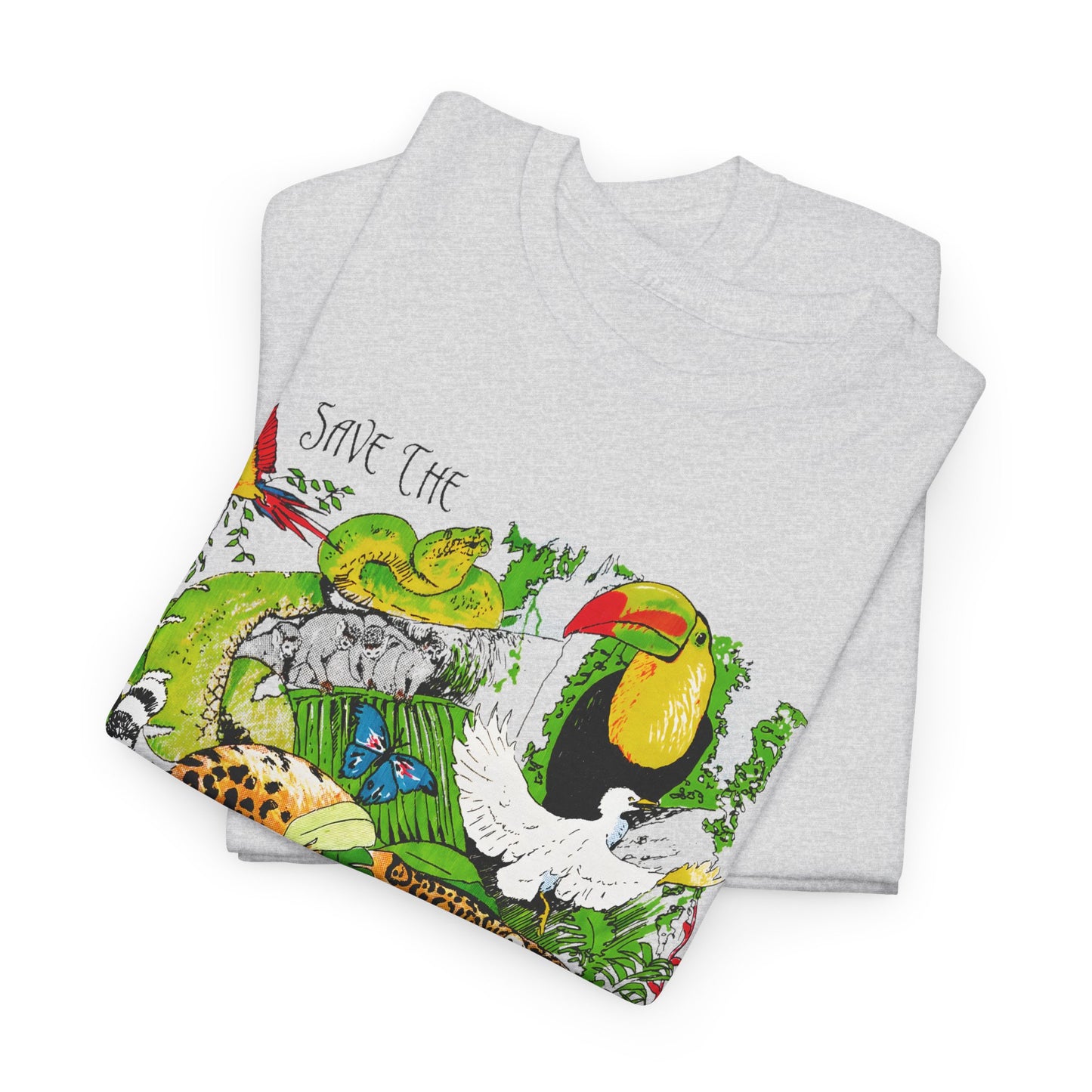 1993 vintage save the rainforest reproduction tshirt