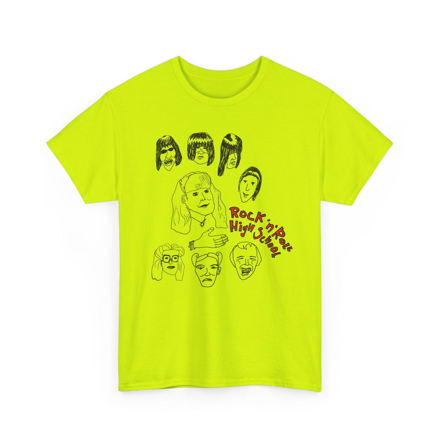 rock n roll high school bizarre original drawing tshirt