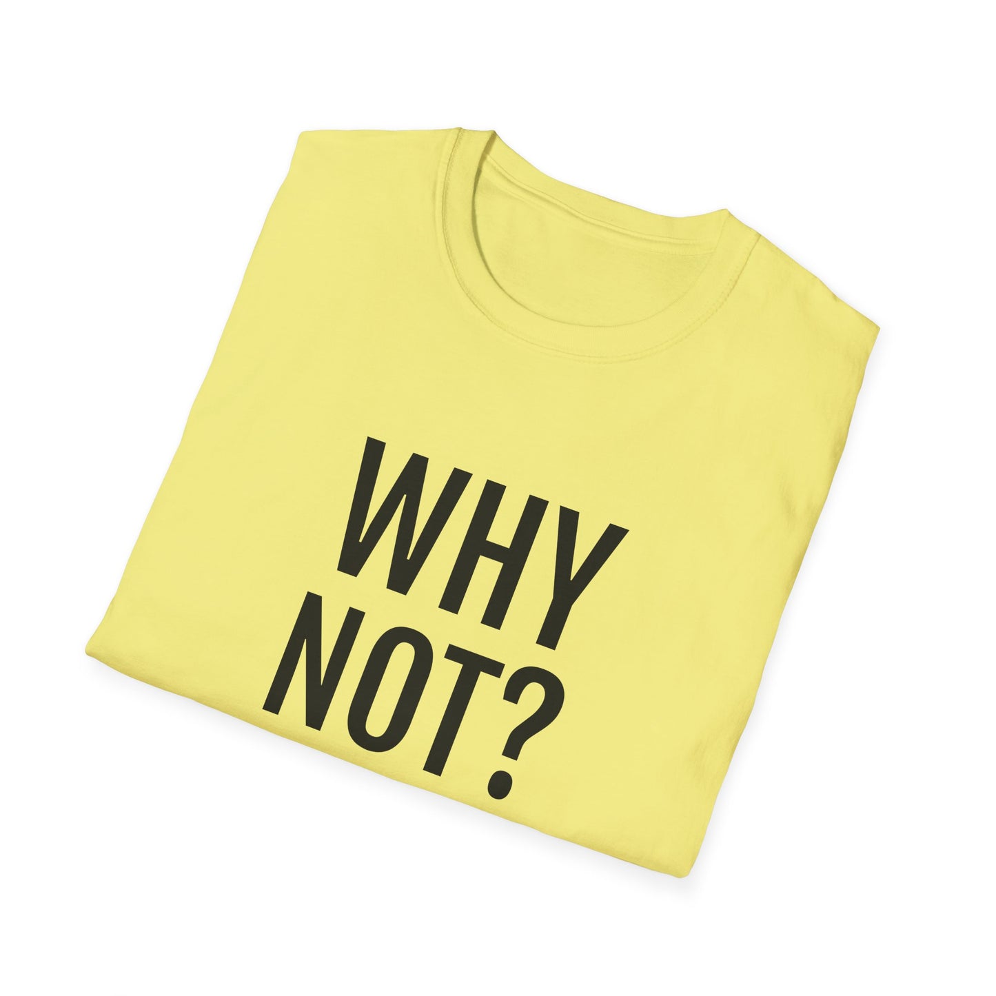 why not? tshirt