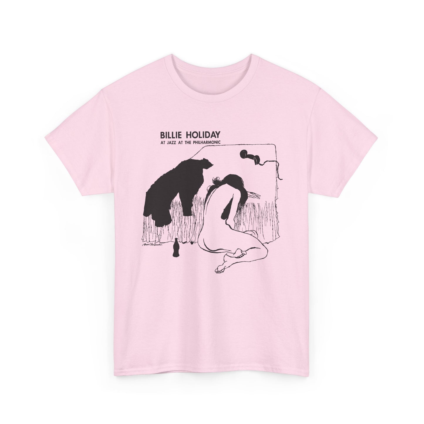 1954 billie holiday at jazz at the philharmonic slightly stretched graphic tshirt