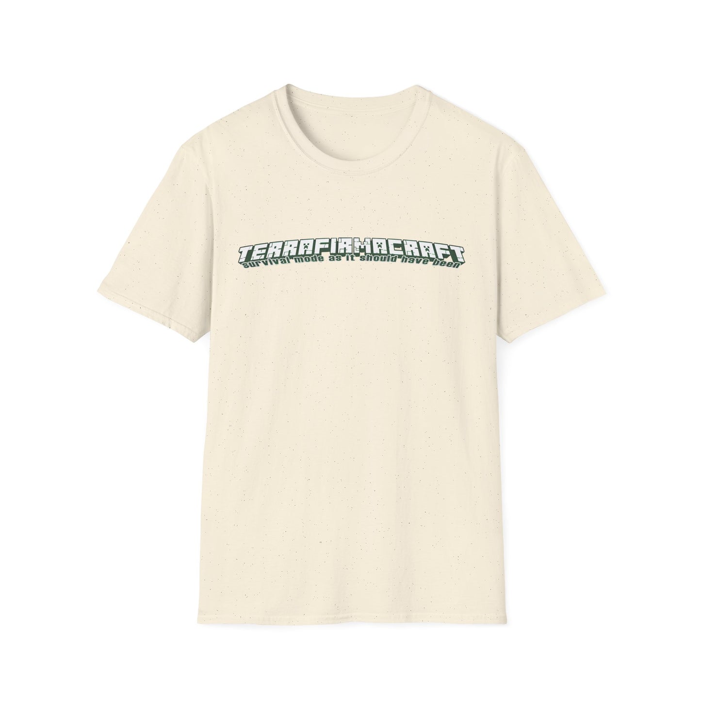 terrafirmacraft tfc survival mode as it should have been logo tshirt
