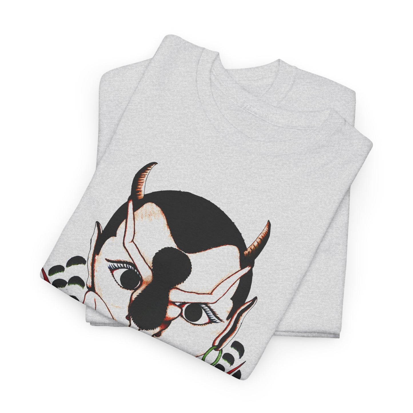 mid century untitled (devil and consort) rosie camanga illustration edit tshirt