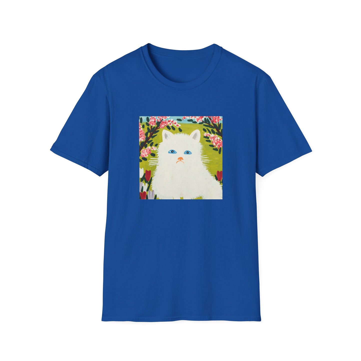 maud lewis canadian folk artist white cat tshirt