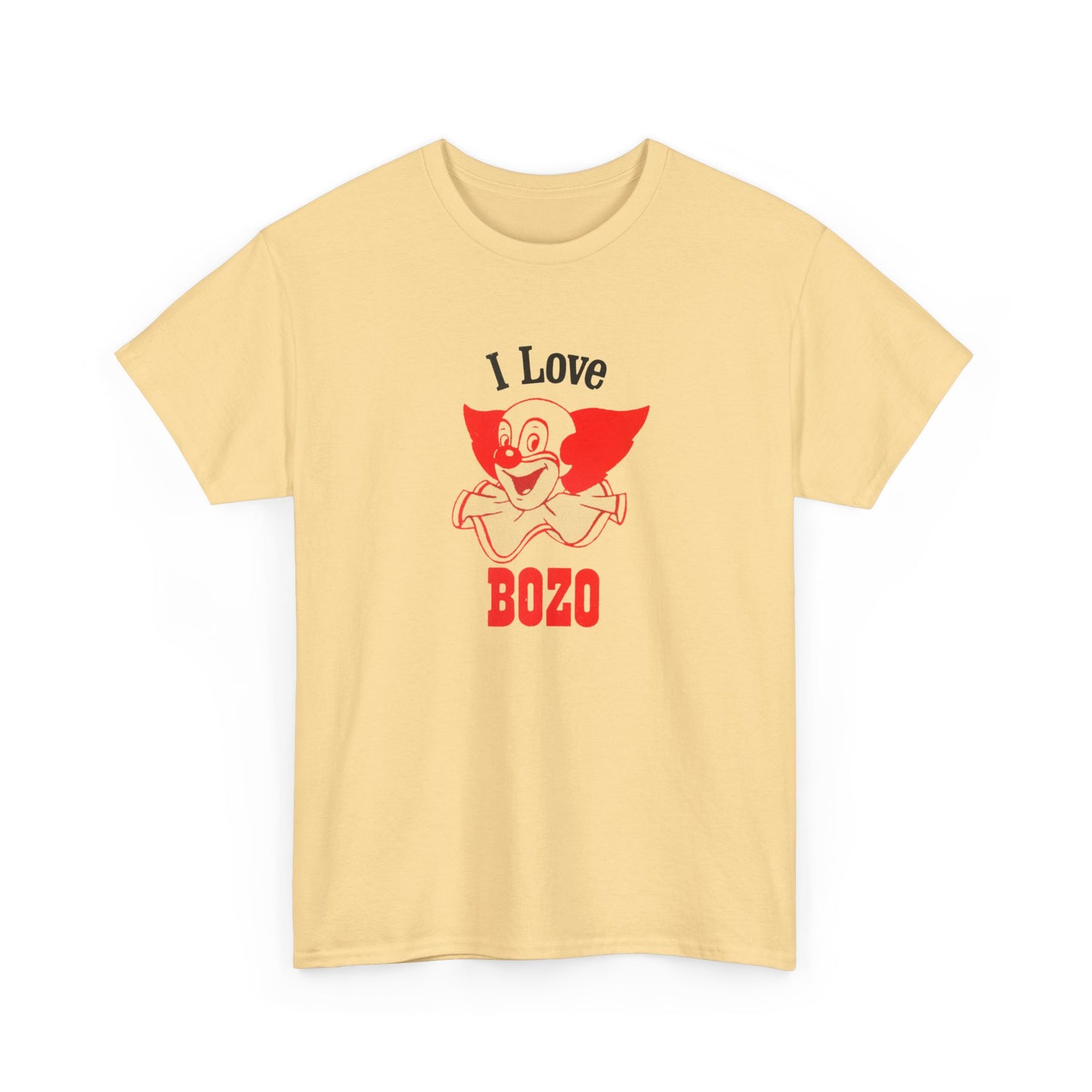 i love bozo vintage reproduction tshirt