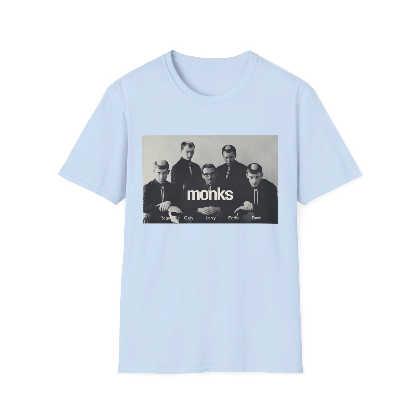 1960s experimental rock n roll band the monks tshirt