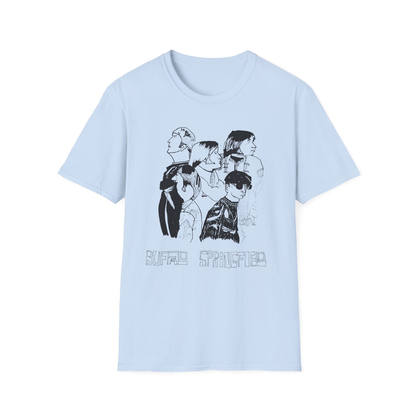 buffalo springfield original fan art drawing tshirt
