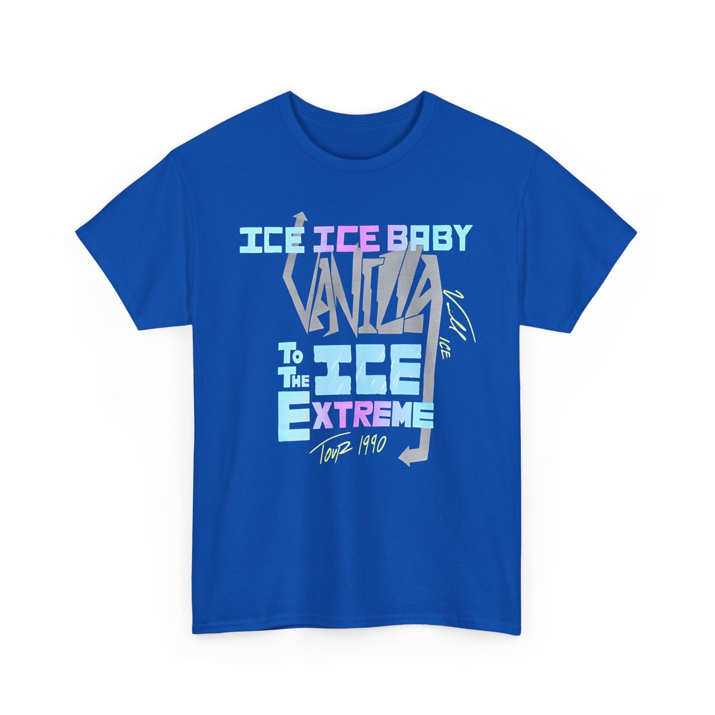 vintage 1990 vanilla ice tour reproduction tshirt