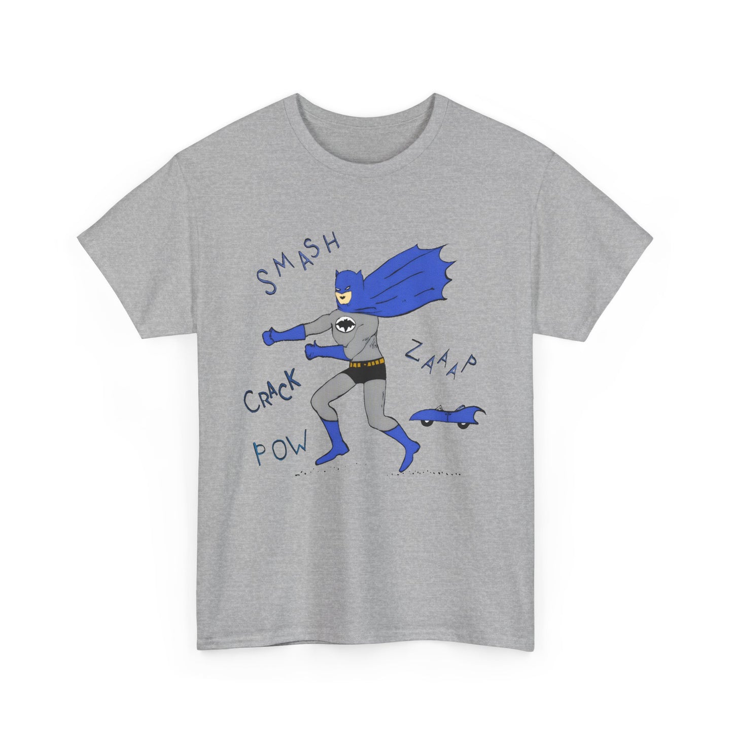 1960s style unknown batman drawing tshirt