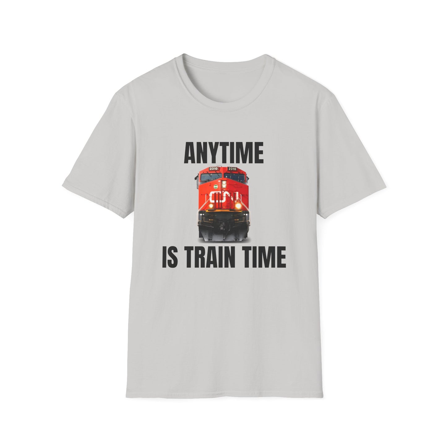 cn rail anytime is train time tshirt