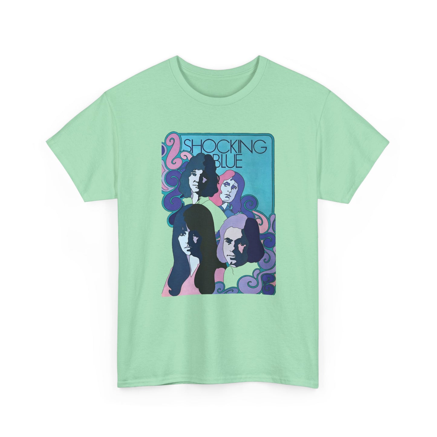 1960s dutch band shocking blue poster tshirt