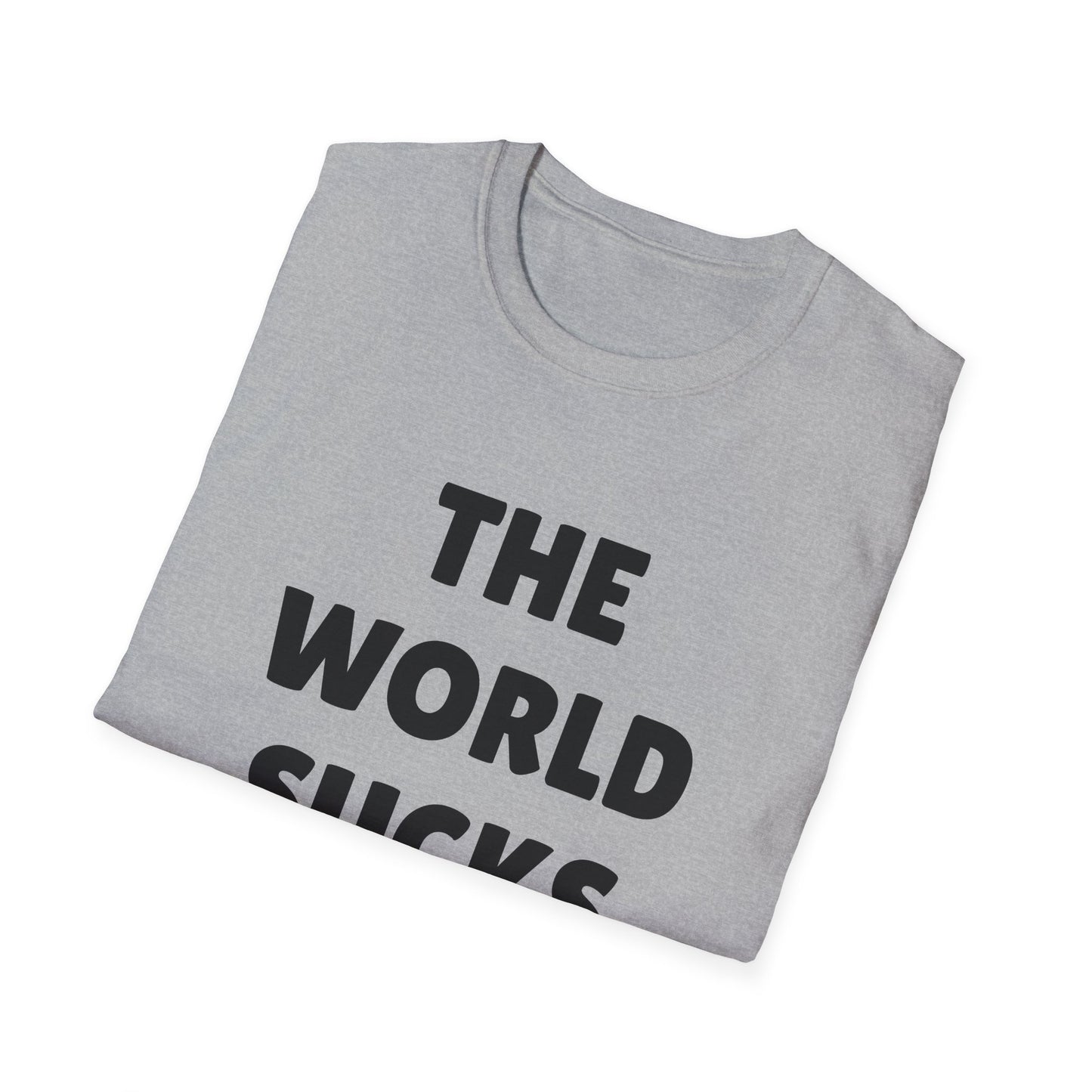 the world sucks tshirt