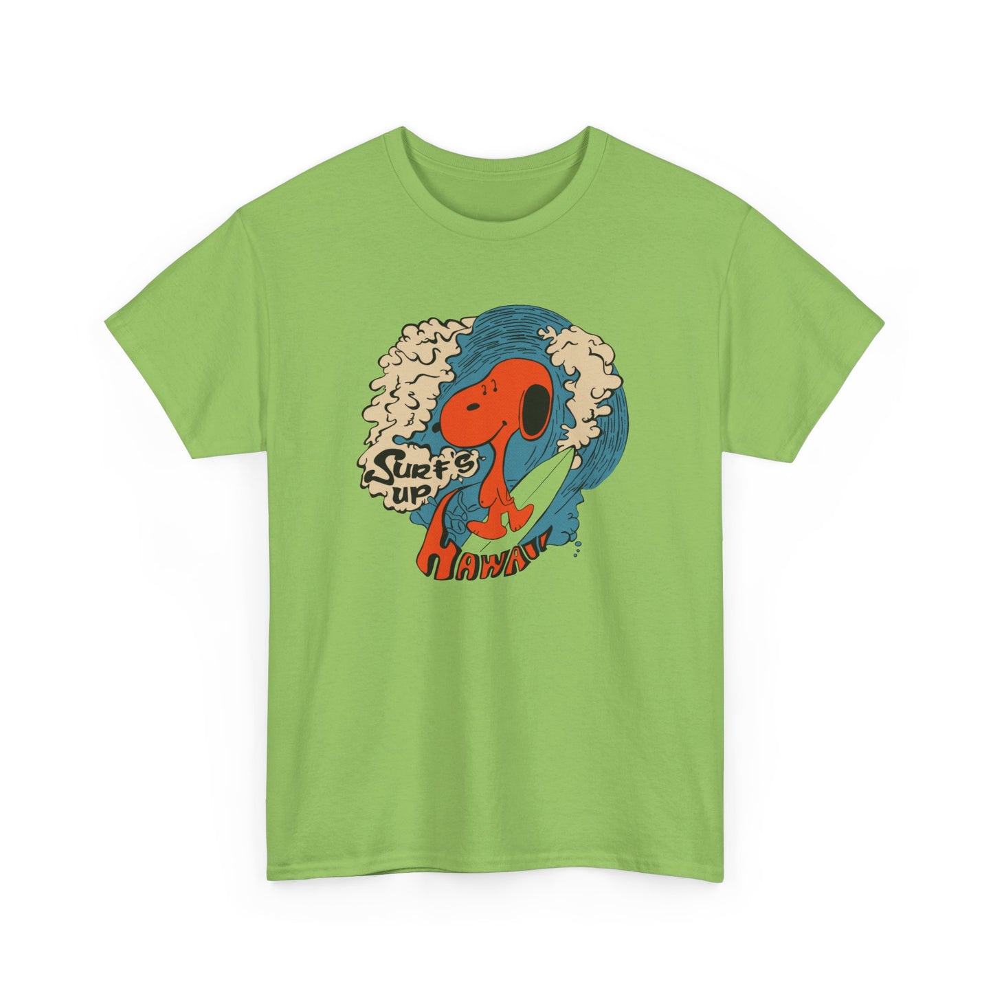 surf's up creep dog vintage graphic reproduction tshirt