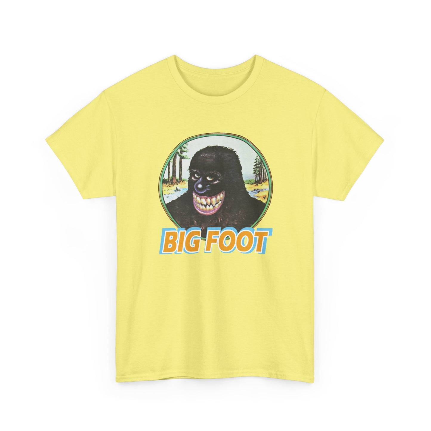1970s bigfoot vintage graphic custom reproduction tshirt