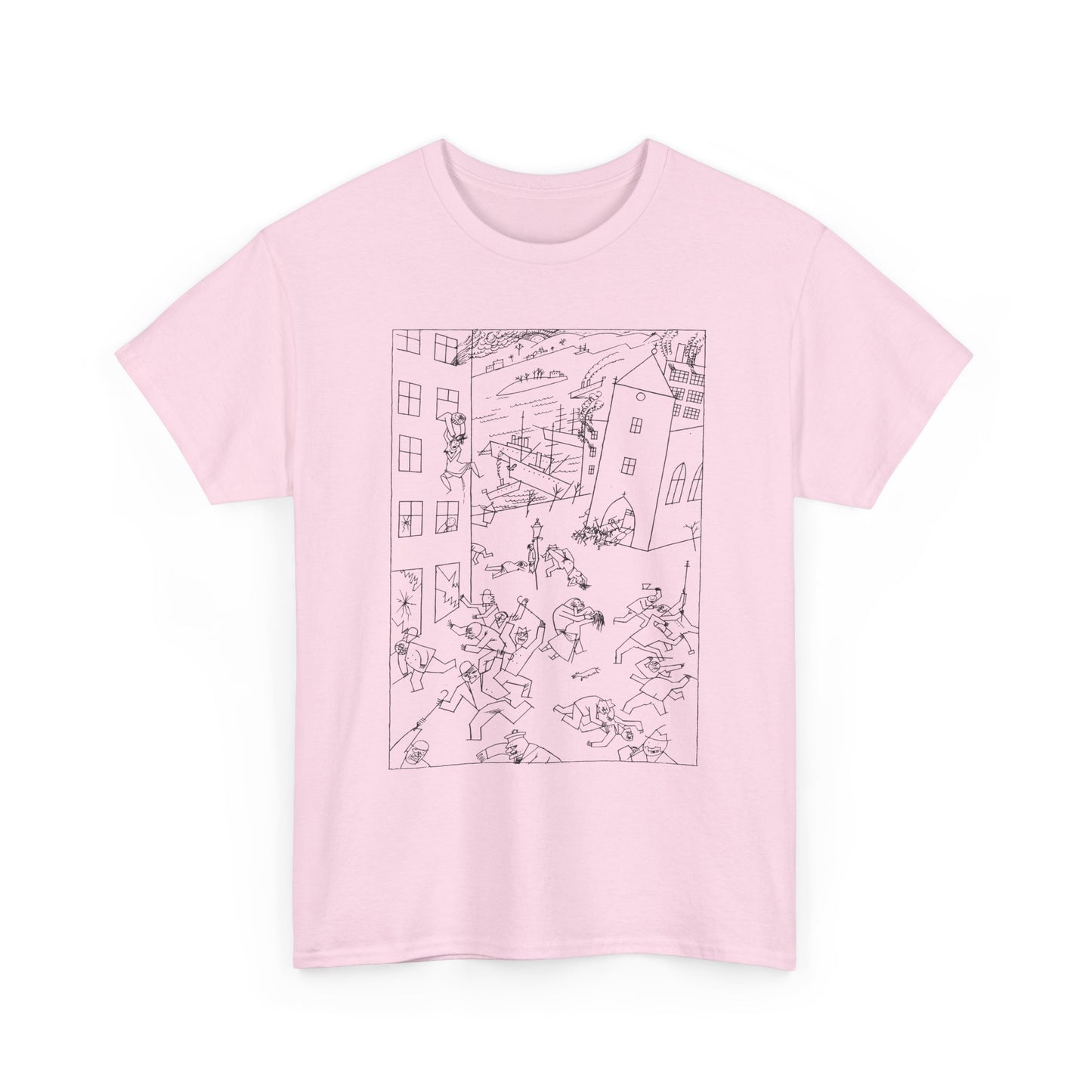 1915 drawing george grosz riot of the insane tshirt