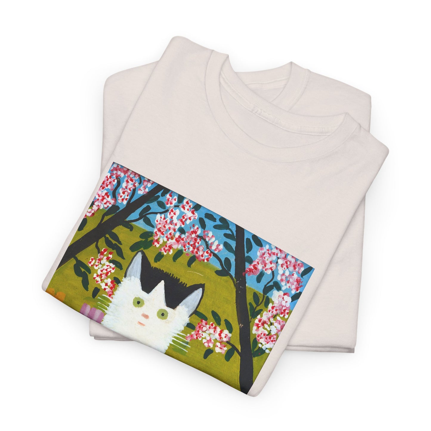 maud lewis nova scotia canadian folk artist white and black cat 2 tshirt